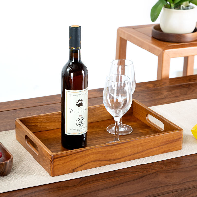 南天门家具北美黑胡桃/缅甸柚木托盘茶盘桌面茶杯收纳盒木质,淘宝优惠券,粉丝福利购,淘宝优惠卷