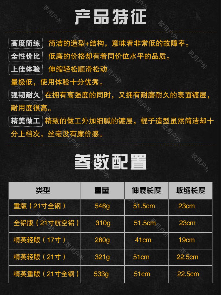 ANT哨兵机械棍奥创GAS蚂蚁甩棍冲锁棒子三节伸缩棍车载防身神器,淘宝优惠券,粉丝福利购,淘宝优惠卷