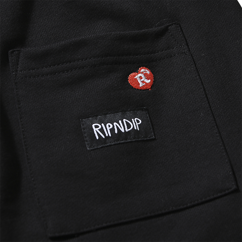 美国潮牌RIPNDIP 贱猫中指猫休闲短裤 男女同款 CUPIDS NIGHTMARE - 图2