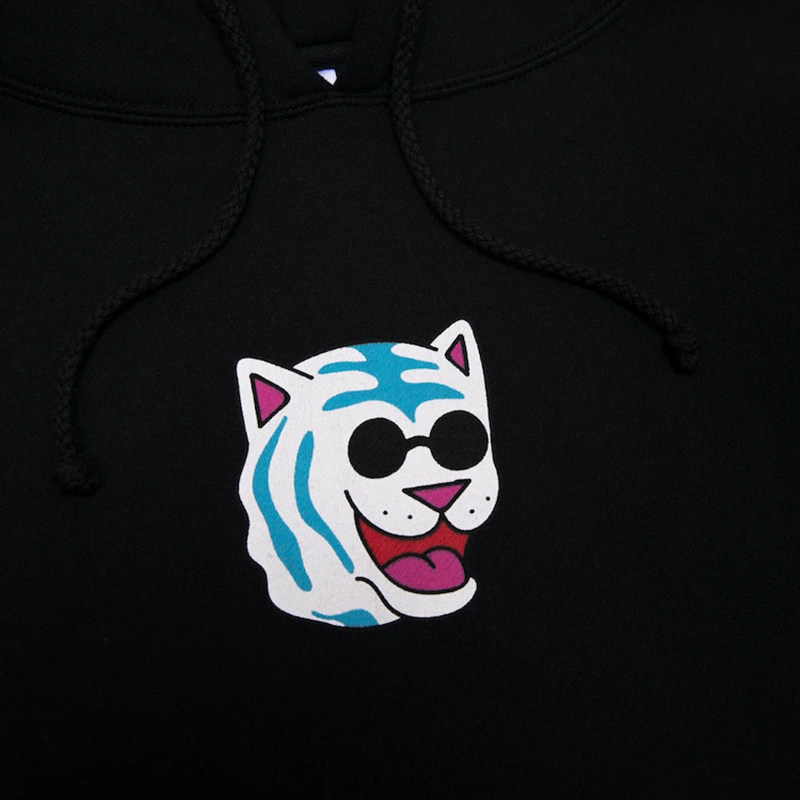 美国潮牌ripndip 贱猫中指猫卫衣 男女情侣款 cool 酷猫 加绒外套