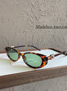 复古猫眼玳瑁黑框防晒太阳镜