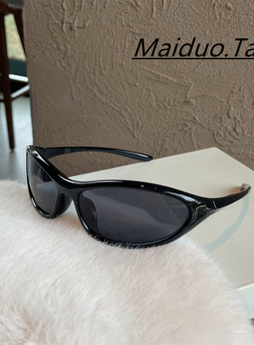 jennie同款y2k辣妹骑行墨镜