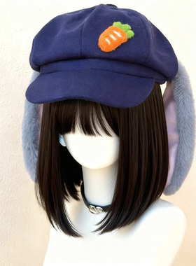 疯狂动物城朱迪尼克贝雷帽子cos
