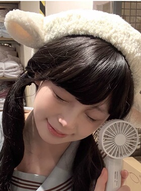 日系甜美软萌甜妹小羊耳朵贝雷帽