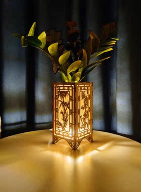 镂空创意Diy暖光小夜灯个性潮品生日派对婚房橱窗布置装饰