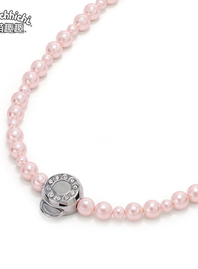 日韩风仿珍珠送女友礼物锁骨链