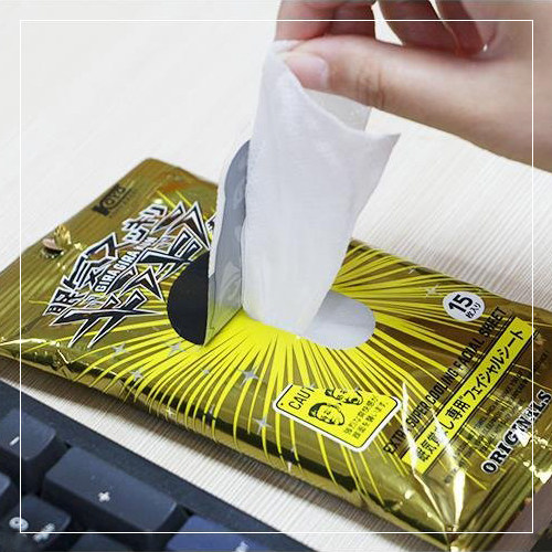 日本进口KOYO超清凉醒脑湿巾薄荷清凉湿纸巾15片醒脑提神开车防困 - 图1