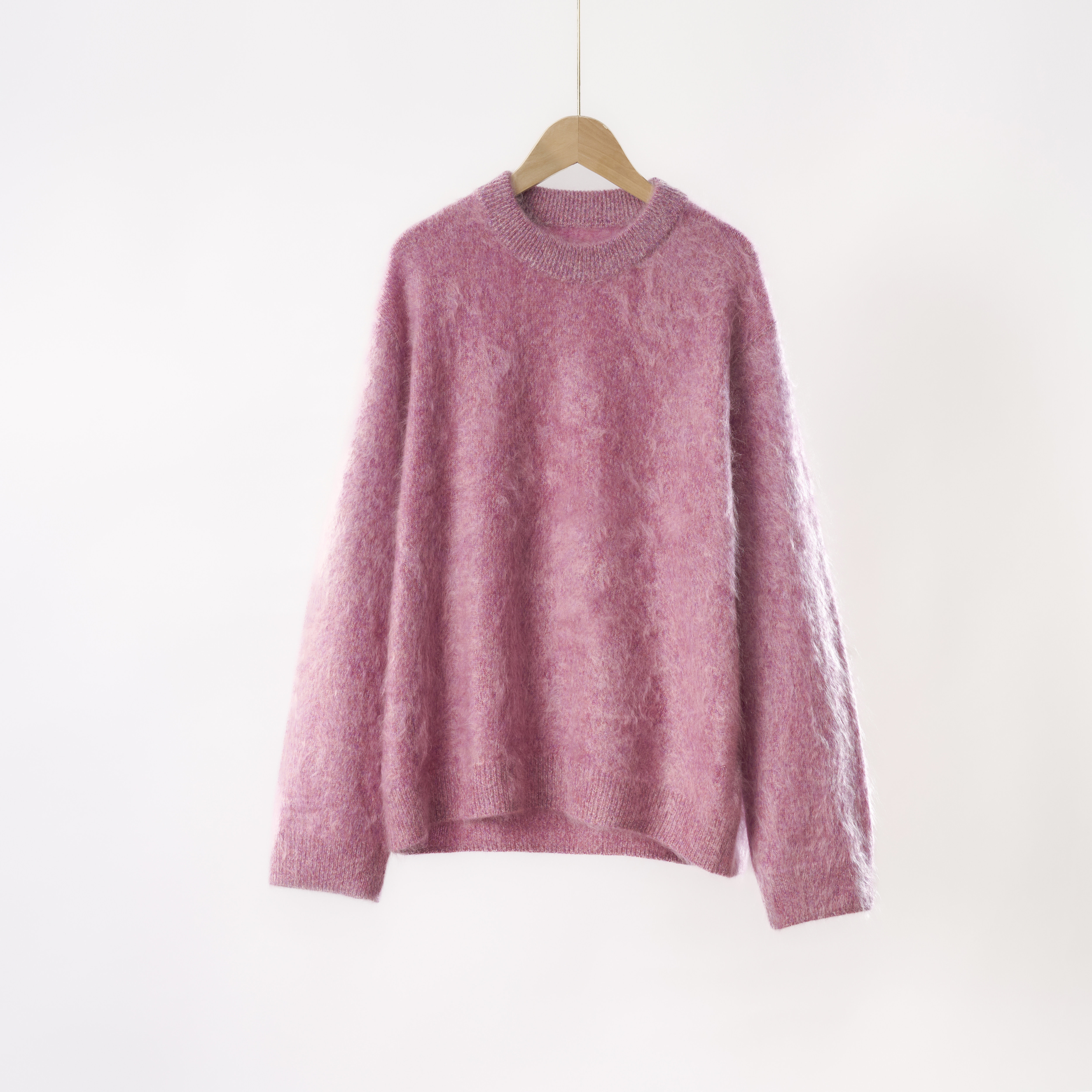 【sky盖盖专享】纯山羊绒拉绒圆领花式套头衫DC8507,淘宝优惠券,粉丝福利购,淘宝优惠卷