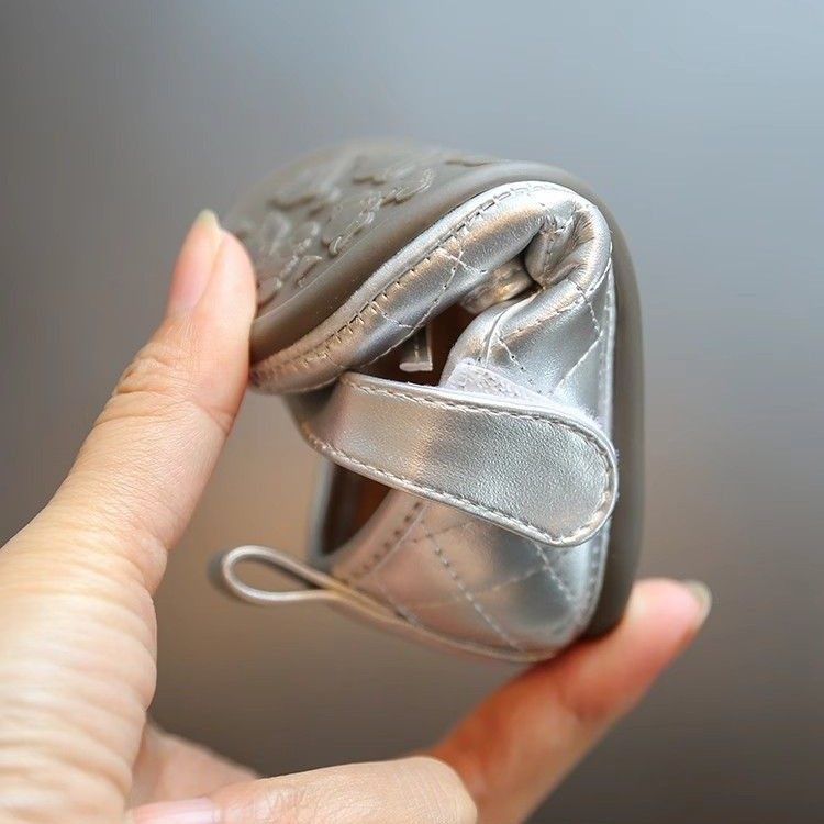 女宝宝软底皮面单鞋6到12个月银色学步鞋8女童婴幼儿透气公主鞋春,淘宝优惠券,粉丝福利购,淘宝优惠卷