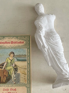 中古复古vintage人像摆件