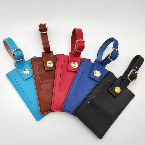 Багажная бирка, чемодан, защитный картхолдер, из натуральной кожи, делается под заказ, с печатью вашего логотипа