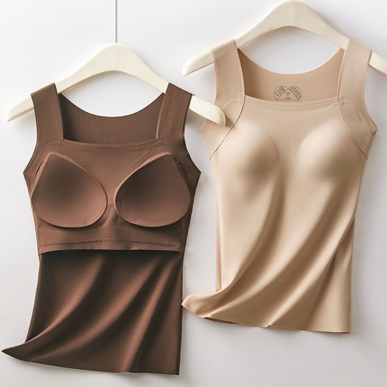 冬季羊绒恒温自发热保暖背心女士不臃肿加厚免穿文胸一体打底衫女,淘宝优惠券,粉丝福利购,淘宝优惠卷