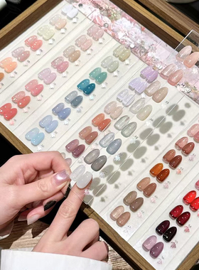 简色56色花栀里甲油胶2025年美博会新款套装冰透显白美甲开店专用