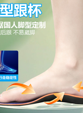京键达中度扁平足矫正鞋垫薄款
