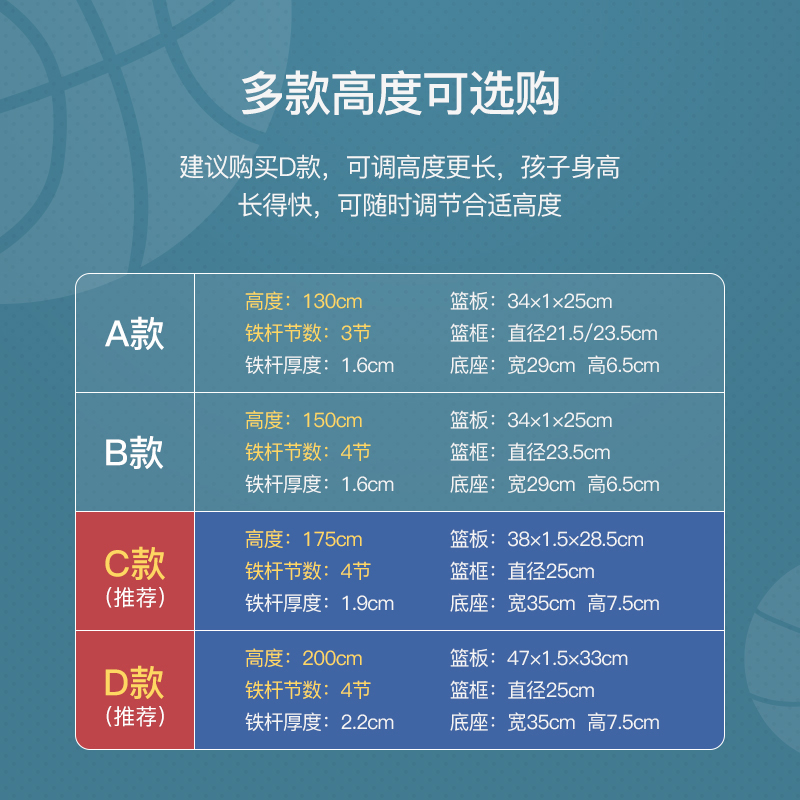 儿童篮球架玩具可升降投篮框1一3岁2宝宝球类男孩子礼物室内家用6