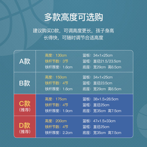 儿童篮球架玩具可升降投篮框球框1一3岁2宝宝球类男孩子室内家用6-图1