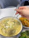 Food grade 304 stainless steel square head large flat spoon