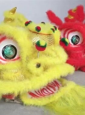 舞狮头双人成人北狮醒狮头