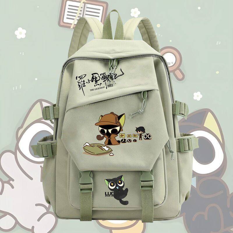 罗小黑战记动漫周边书包男女孩中小学生二次元大容量卡通双肩背包,淘宝优惠券,粉丝福利购,淘宝优惠卷