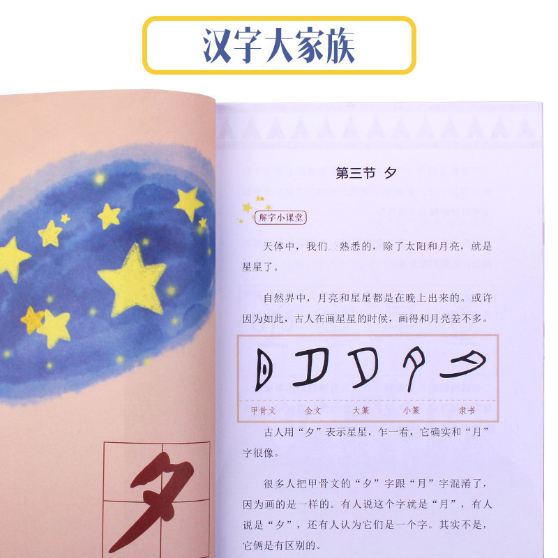 汉字真好玩大家族我的第一本汉字书真有趣讲述汉字里的故事图解汉字里的故事宝宝认字小百科一二三四五六年级汉字里的国学正版包邮