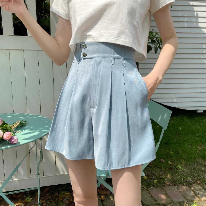 毛菇小象女夏宽松裤2020新款短裤 毛菇小象休闲裤