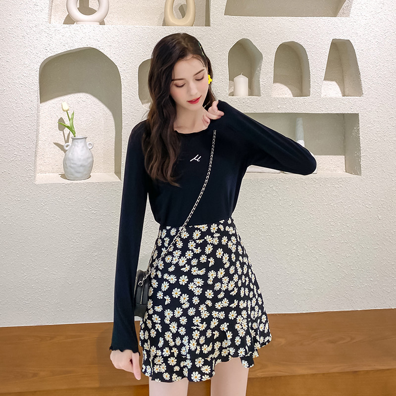 毛菇小象小雏菊2020新款夏款半身裙 毛菇小象半身裙