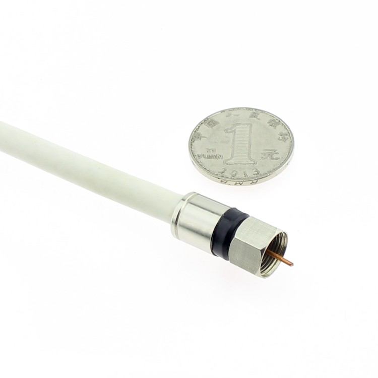全铜挤压F头/全铜/防水/75-5/RG6 公制F头二四通用 有线电视接头,淘宝优惠券,粉丝福利购,淘宝优惠卷