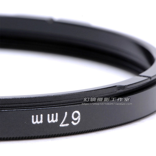 Rollei 禄来SL66 6000 HY6 系列卡口镜头转67mm螺口滤镜接圈 - 图1