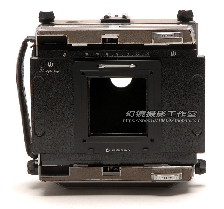 【杰颖】哈苏Hasselblad V口转4x5数码后背移动接板 滑动转接板 - 图0