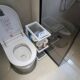 Small fresh installation-free sanitary rack bathroom rack