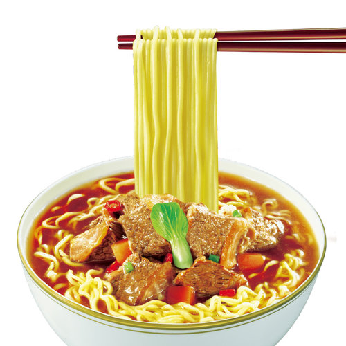 康师傅劲爽拉面101g*3桶红烧牛肉味桶装学生宵夜宿舍速食品rxu - 图0