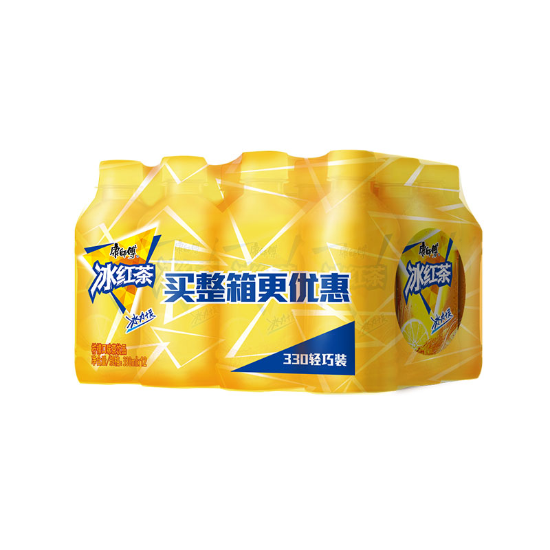 【10点抢】康师傅茶饮冰红茶夏季解渴饮料多口味可选330ml*6瓶 - 图3