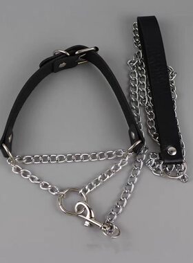 性空山*朋克项圈女choker锁骨高级黑色项圈牵引绳