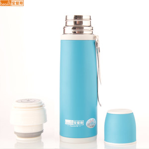 宝爱斯 健康无味真空不锈钢保温杯 子弹头学生旅行 磨砂迷你可爱