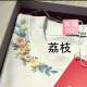 Couple pattern collar saliva-soluble cloth handmade diy material package handmade for boyfriend