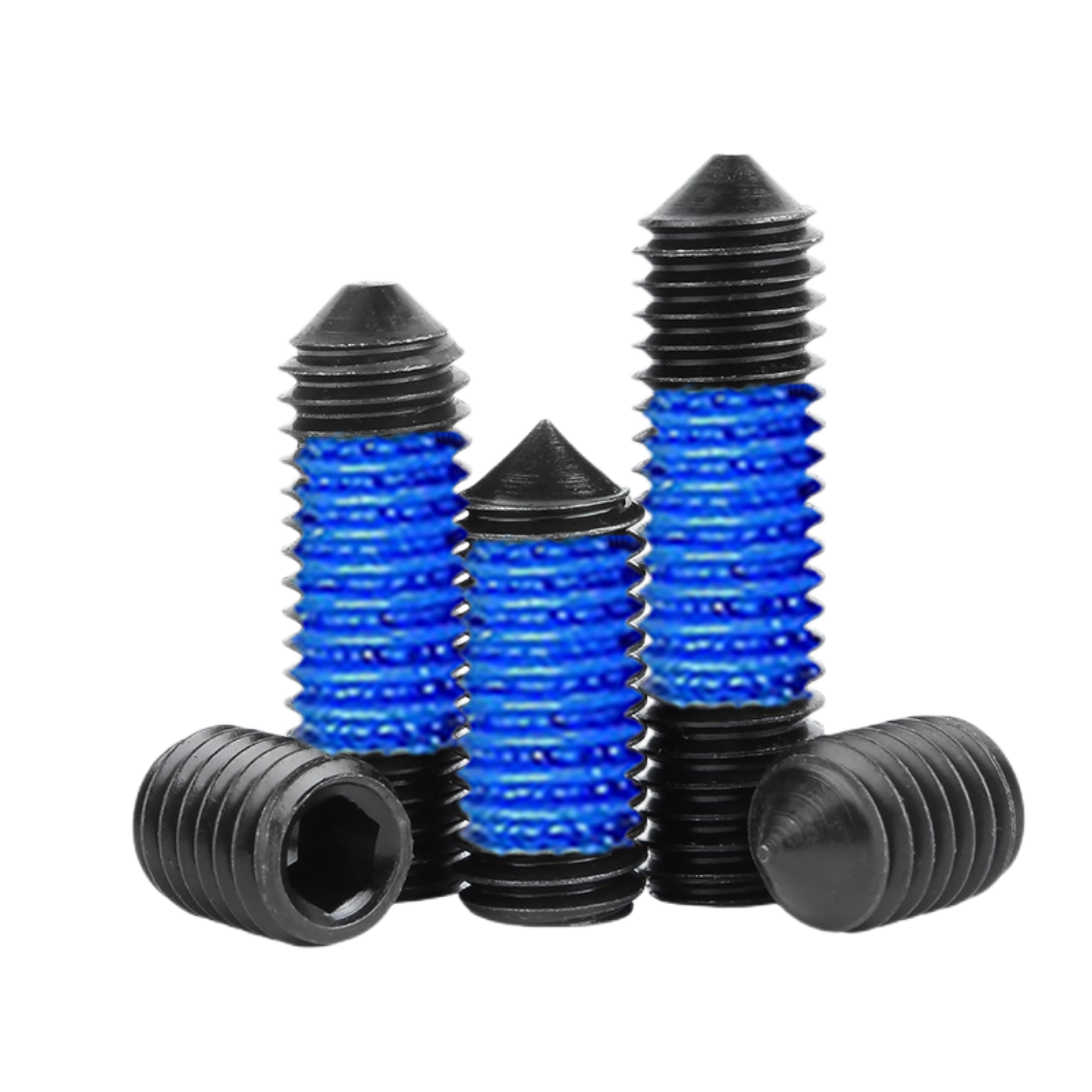 12.9级黑色尖端内六角机米点胶螺丝涂胶带胶防松M2M2.5M3M4M5M6M8,淘宝优惠券,粉丝福利购,淘宝优惠卷