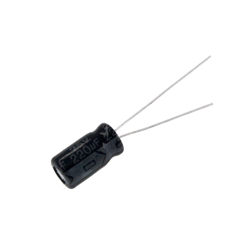 100只 电解电容 25V 220UF 25V220UF 6*11MM - 图1