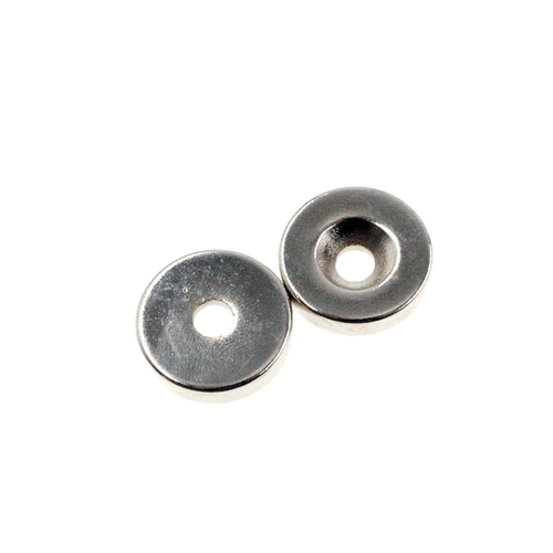 圆形打孔吸铁石 圆形沉孔强磁铁 D20 宽度20mm 高度3/4/5MM - 图1