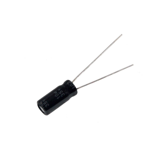 100只 电解电容 35V10UF 35V 10UF 体积5*11 - 图0