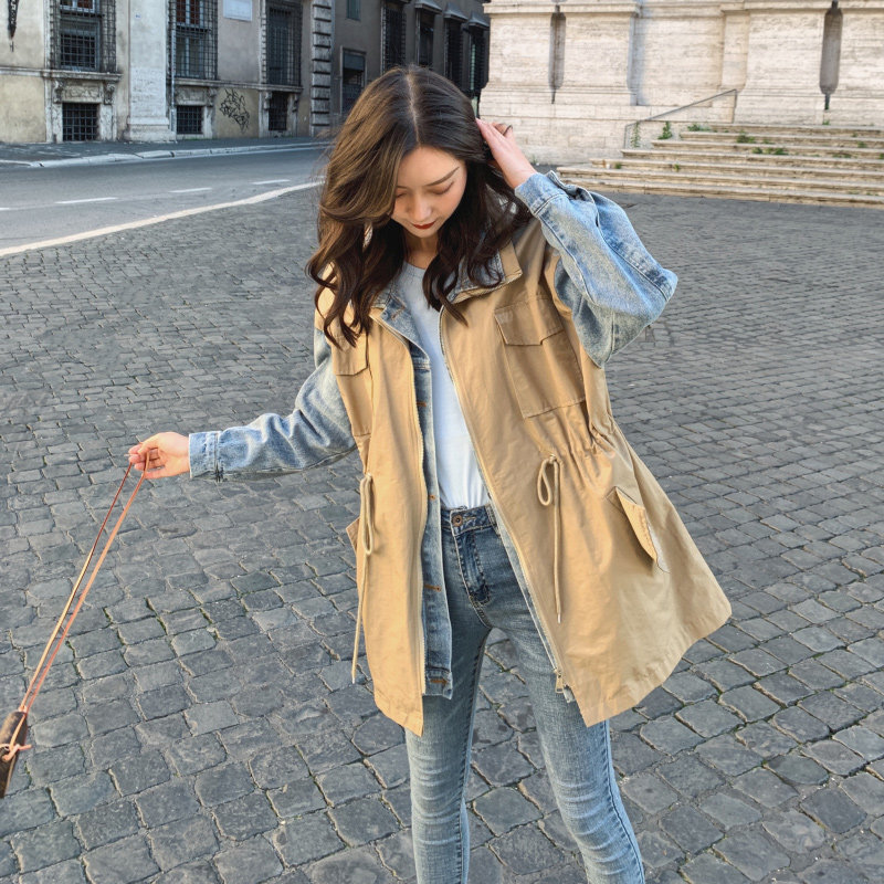 工装秋冬百搭小2020韩版中长款风衣 贝斯米洛短外套