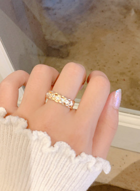 轻奢时尚个性风开口可调节戒子