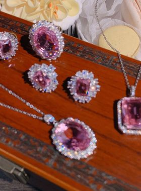 奢华气质公主长方形项链女