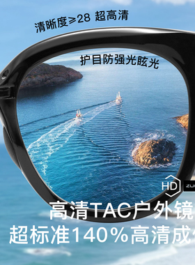 折叠黑框防紫外线显脸小太阳镜