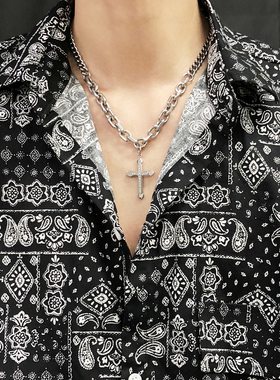 包邮不掉色潮牌嘻哈风格刻字项链