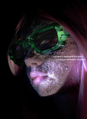 欧美摩登方形中性墨镜防紫外线