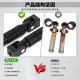 ລົດຈັກໄຟຟ້າທົ່ວໄປ guardrail pedals ພັບ