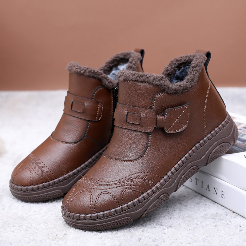 冬季保暖妈妈鞋高帮加厚老北京布鞋女舒适轻便防滑中老年休闲棉靴,淘宝优惠券,粉丝福利购,淘宝优惠卷