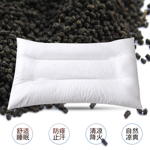 蚕沙枕头分仓隔断成人蚕砂蚕屎枕头颈椎护颈枕睡眠凉爽吸汗单人枕 - 图0