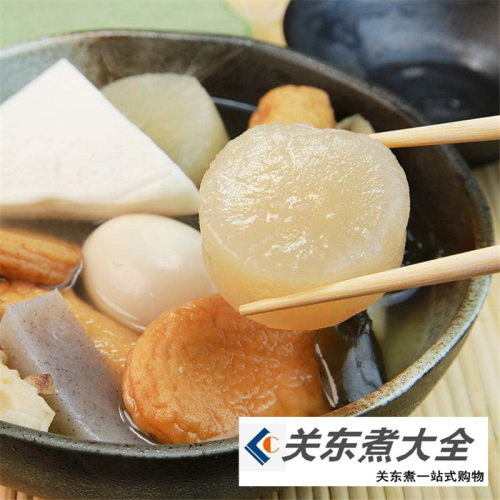 萝卜6块三商厚切鱼丸关东煮食材日韩煮物罗森大根商用全家滑同款 - 图1