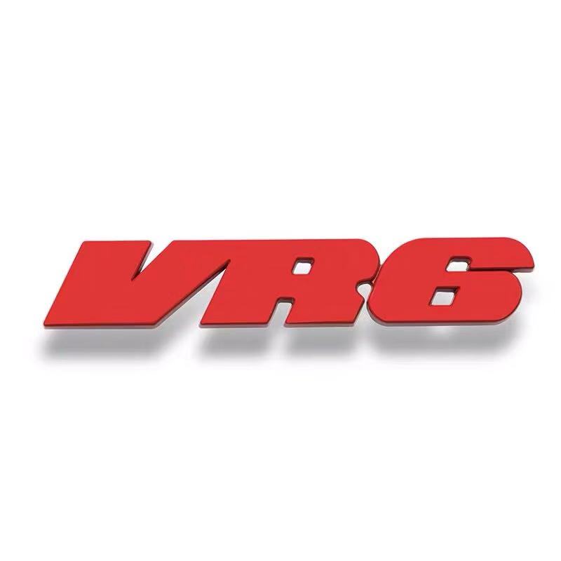 大众 速腾 POLO 迈腾 高尔夫6 5 VR6 车标 VR6车贴 金属贴